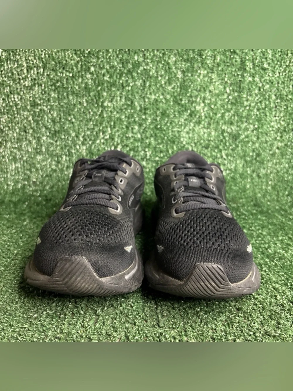 Brooks Ghost 15 Running Shoes Women Size 7 D Wide Black Comfort Low Sneakers‎